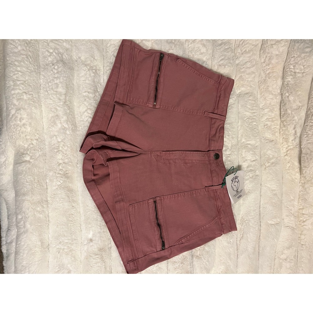 NWT Pistola Shorts Tencel Twill Plum Rose Cargo Utility High Rise Sz 32 Gorpcore